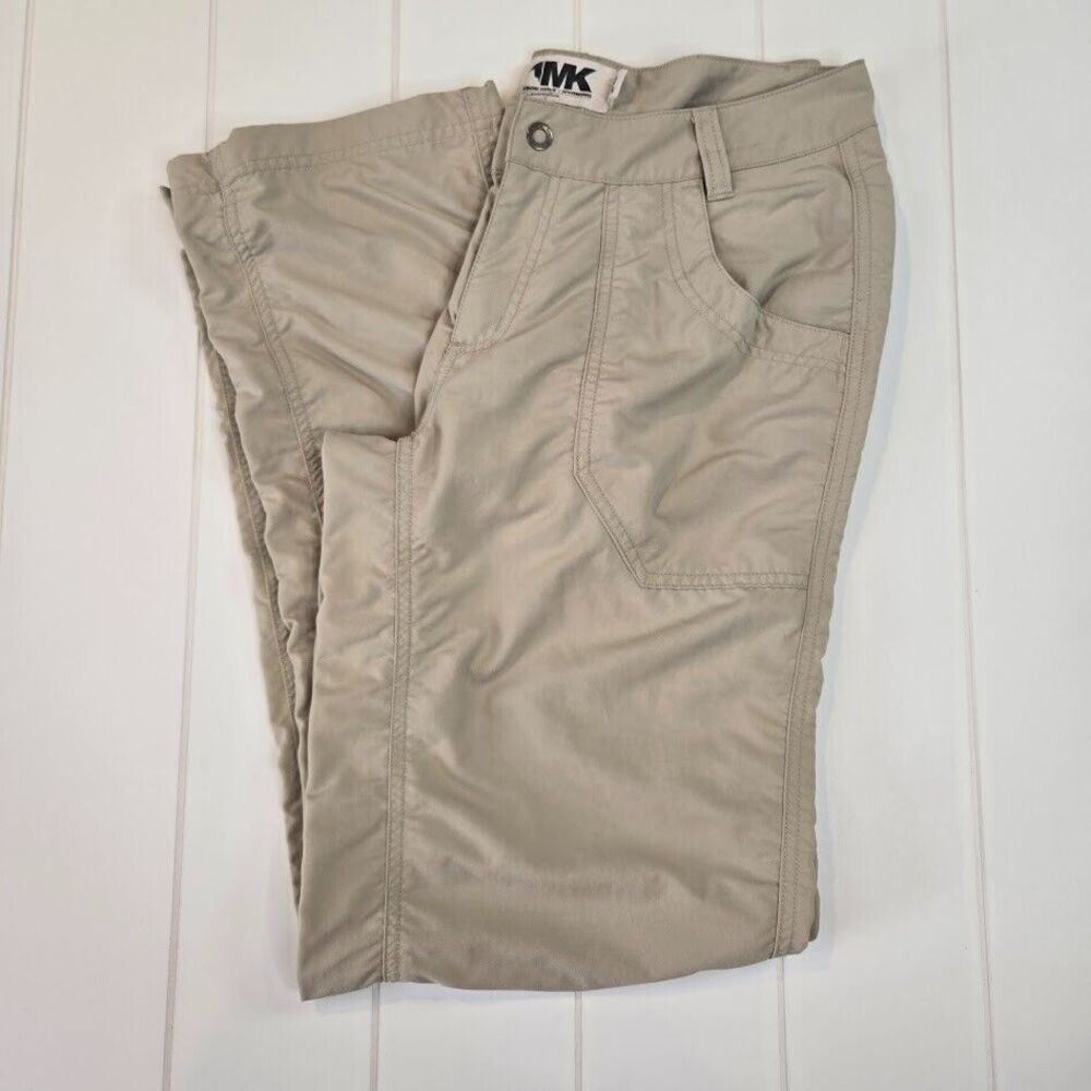 Mountain Khakis Women's Size 8 Khaki Nylon Hiking Pants Outdoor Lightweight